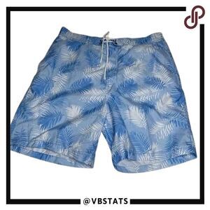 Trunks Surf & Swim‎ Co Men's 7.75" San O Swim Trunks - Light Blue XL, Blue/Blue